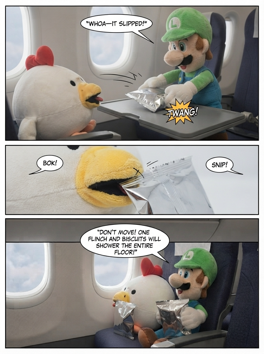 In-Flight Snack Struggle (page 2 of 4)