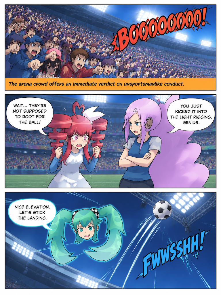 Miku Catch the Soccer Ball (page 2 of 8)