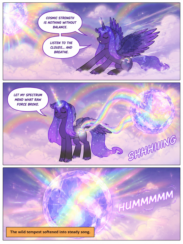 Moonlight Sparkle and the Galaxy Prism (page 3 of 4)