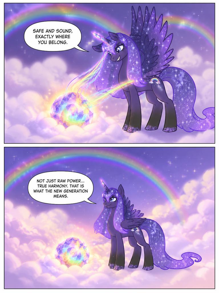 Moonlight Sparkle and the Galaxy Prism (page 4 of 4)