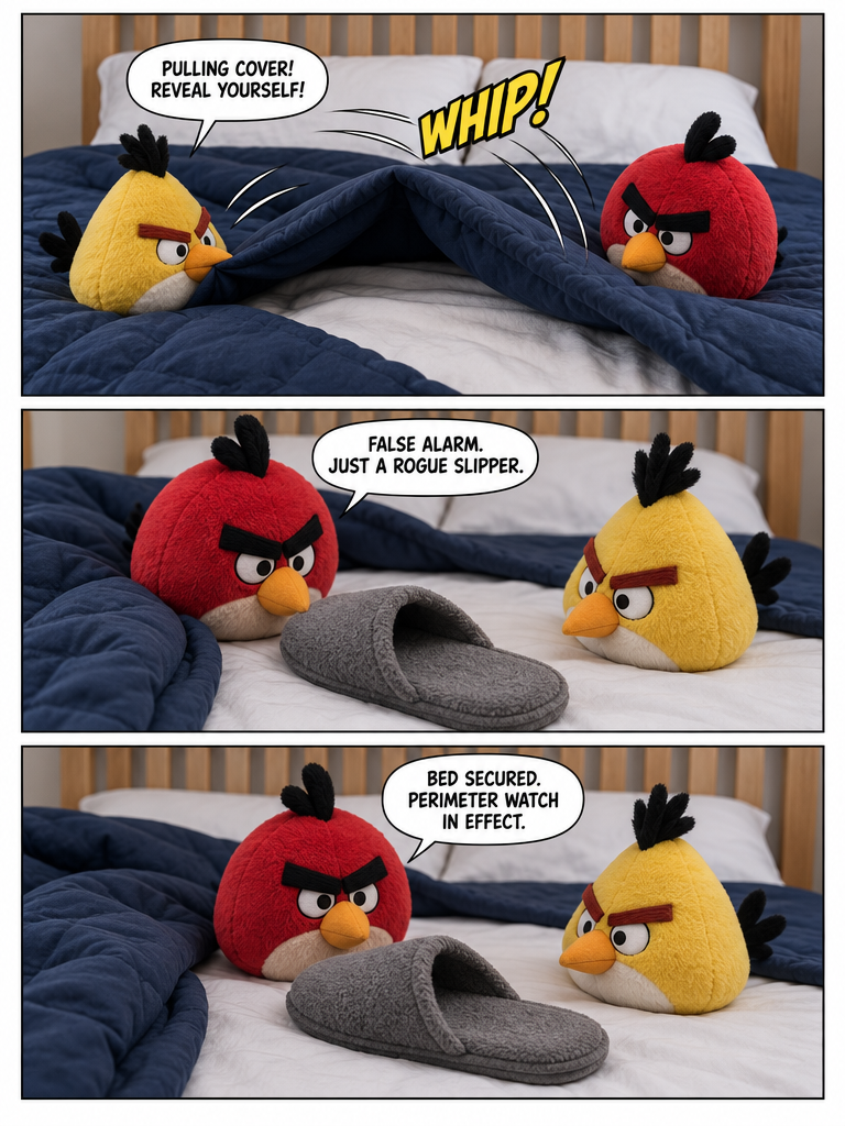 Night Patrol Over the Bed (page 4 of 4)