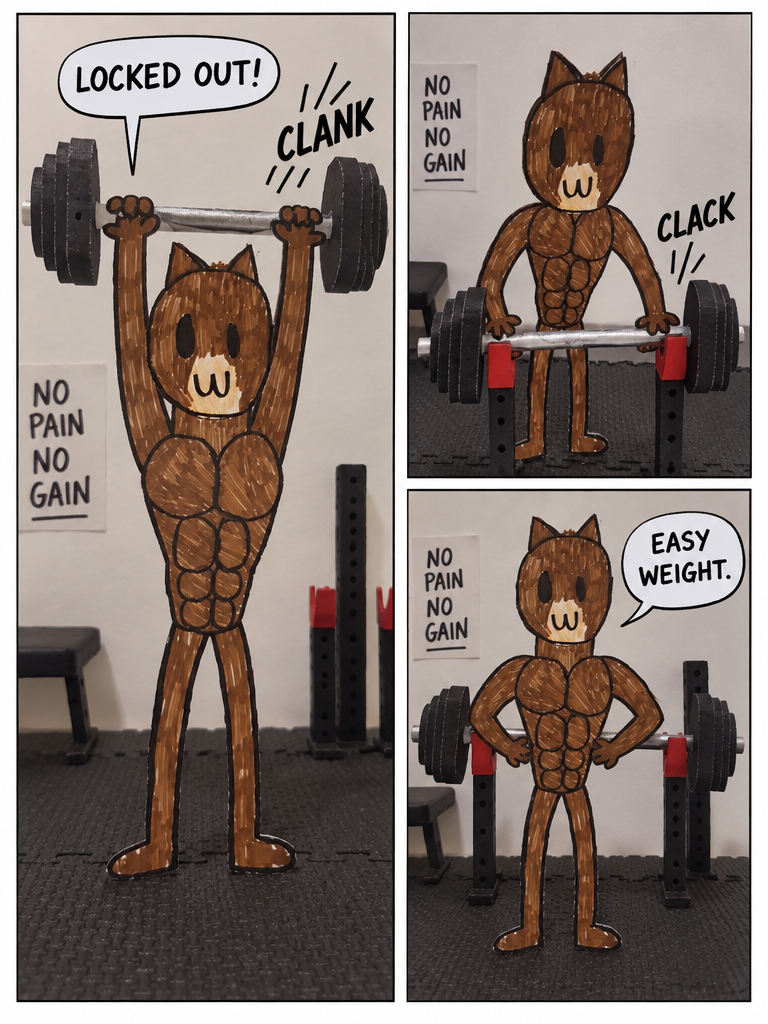 Gym Day for the Buff Cat (page 4 of 4)