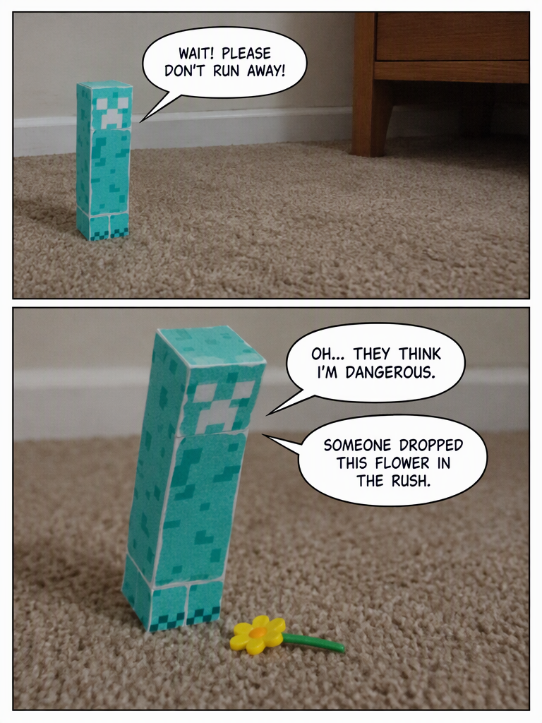 A Friendly Creeper's Greeting (page 2 of 4)