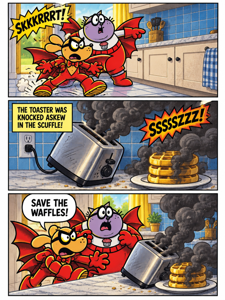 The Waffle Flambé Rescue (page 2 of 4)