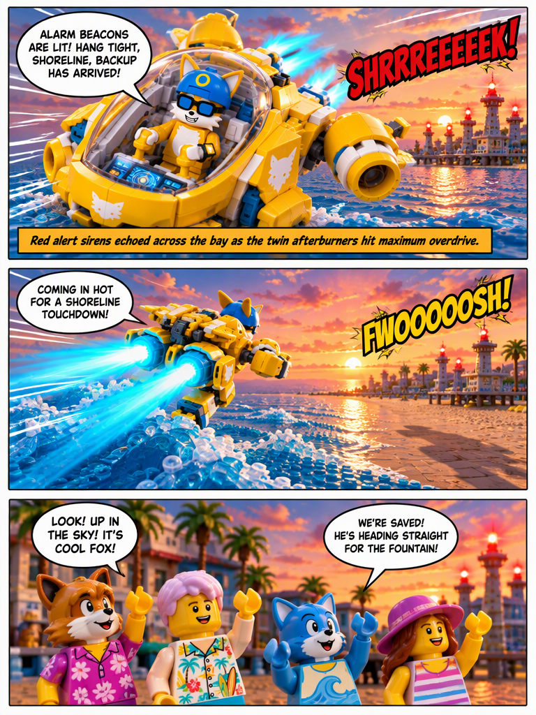 COOL FOX: SKYPATROL  COMIC (page 5 of 16)
