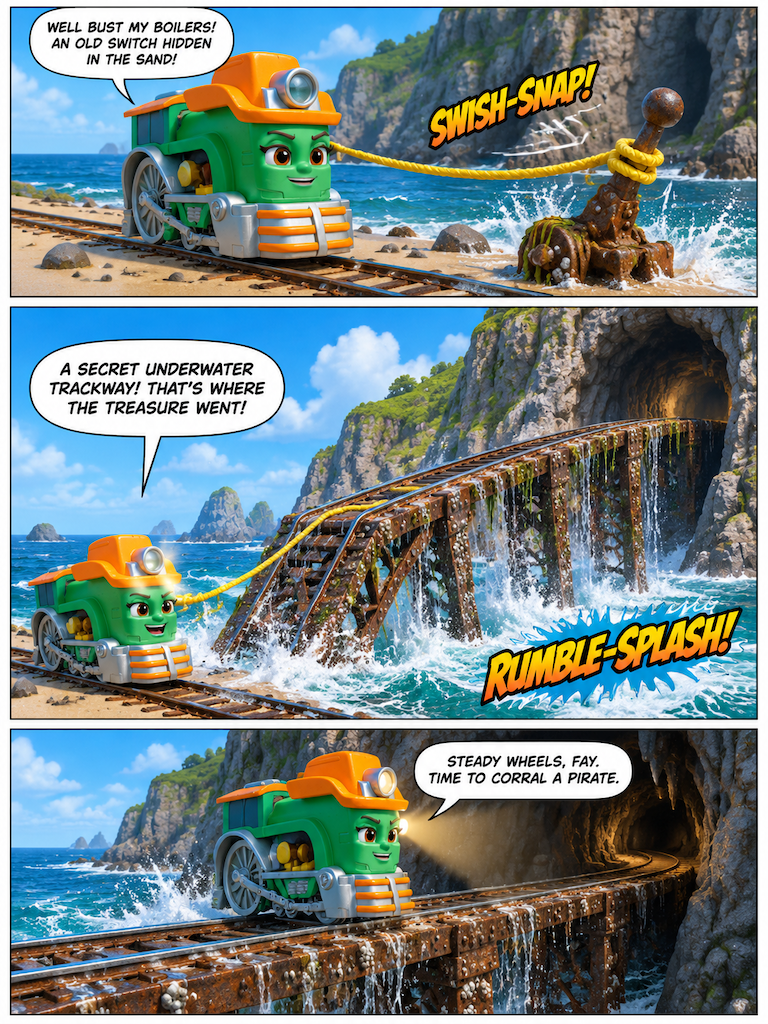 Farmer Fay and the Secret of Pirate Track Beard (page 2 of 4)