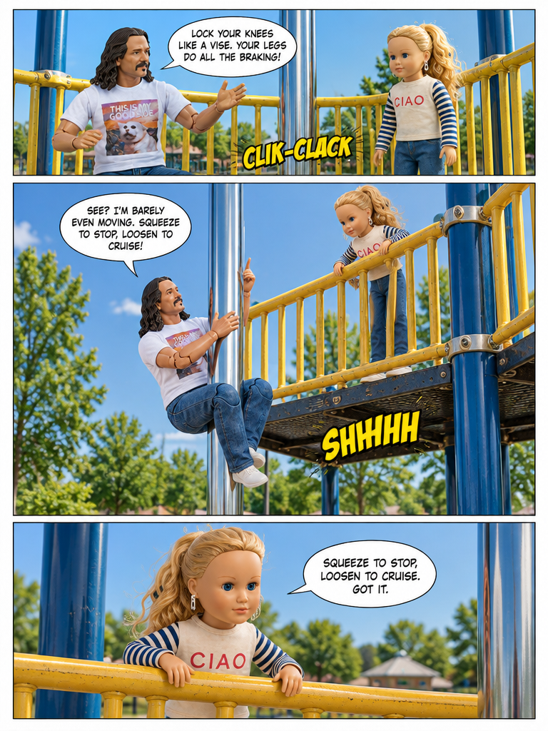 The Fireman's Pole Descent (page 2 of 4)