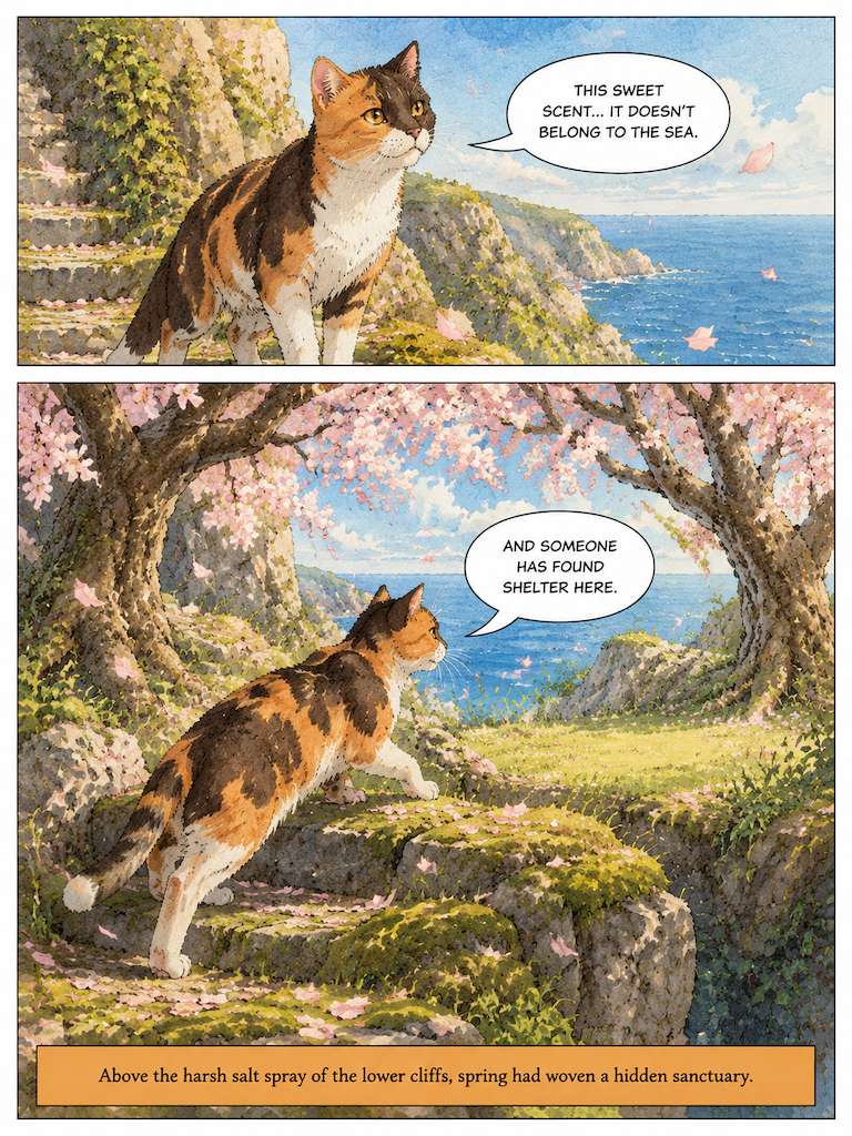 Blossoms on the Sea Cliff (page 2 of 4)