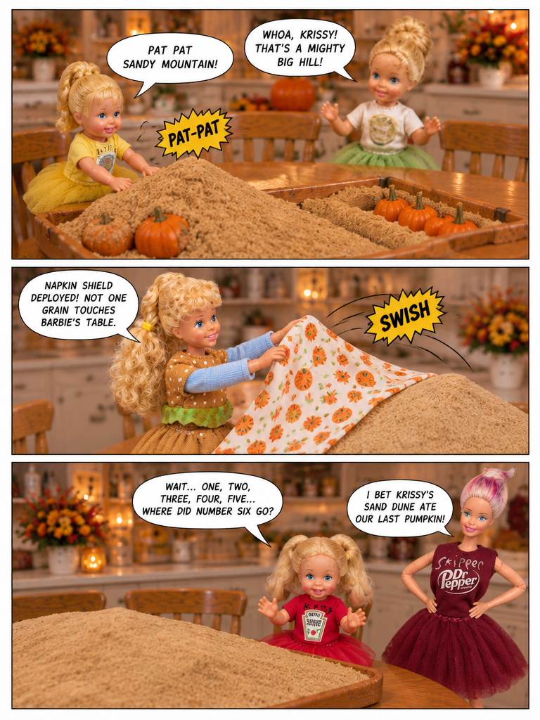The Six Little Pumpkins in the Sand (page 2 of 4)