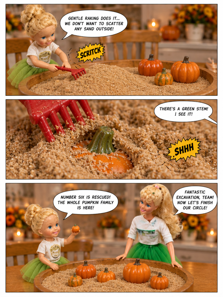 The Six Little Pumpkins in the Sand (page 3 of 4)