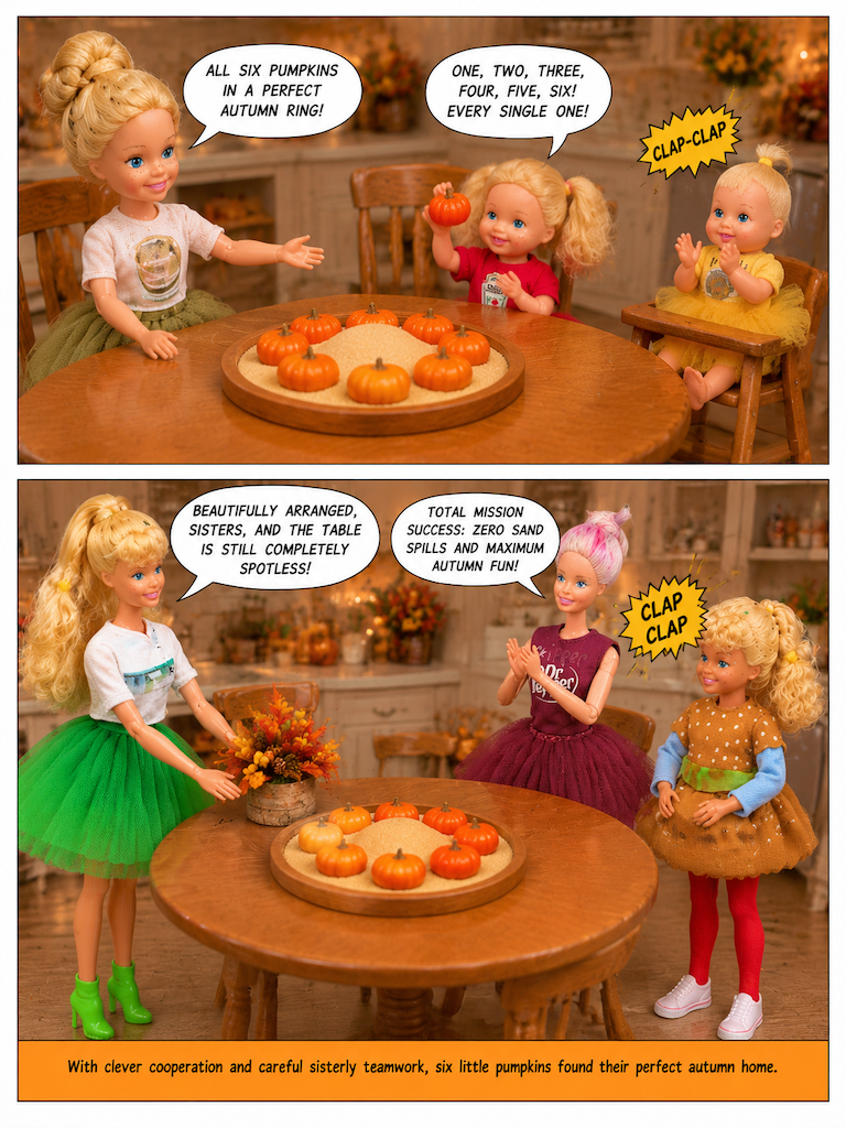 The Six Little Pumpkins in the Sand (page 4 of 4)