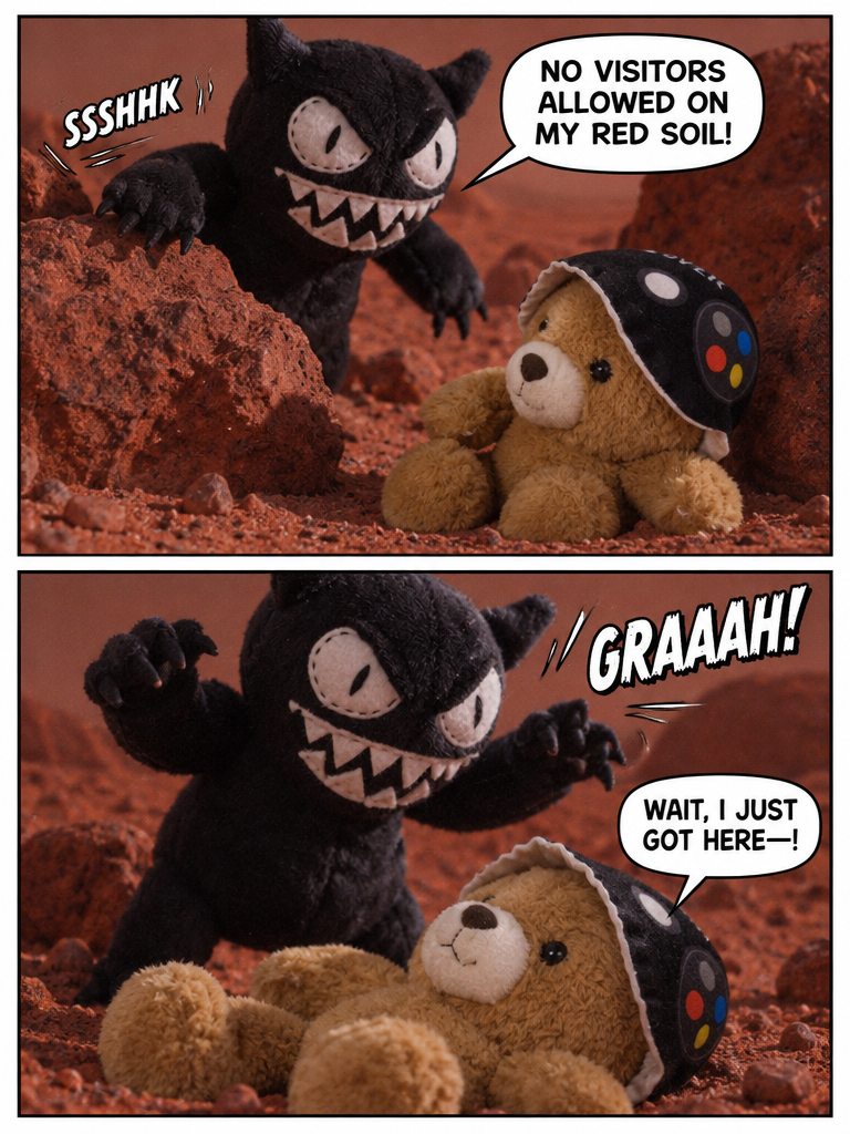 A Cosmic Bear's Martian Encounter (page 3 of 4)