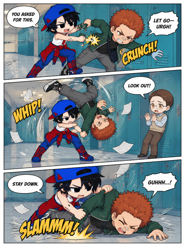 Intervention at the Lockers (page 3 of 4)