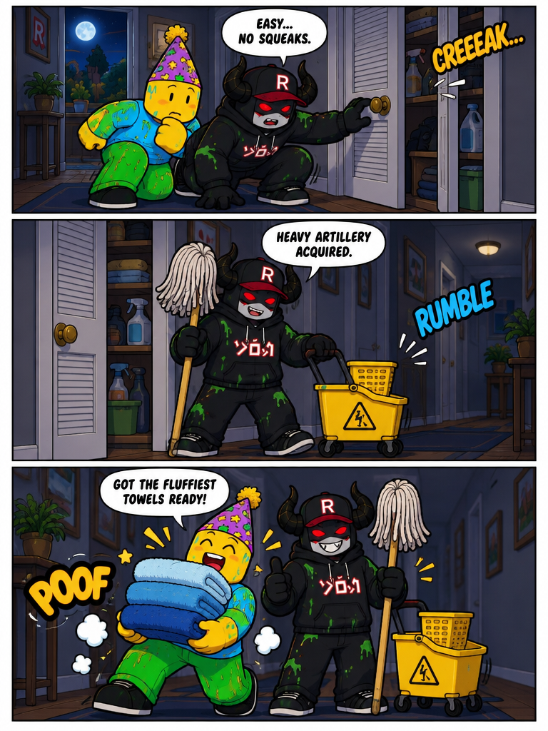 Midnight Mop Mission (page 2 of 4)