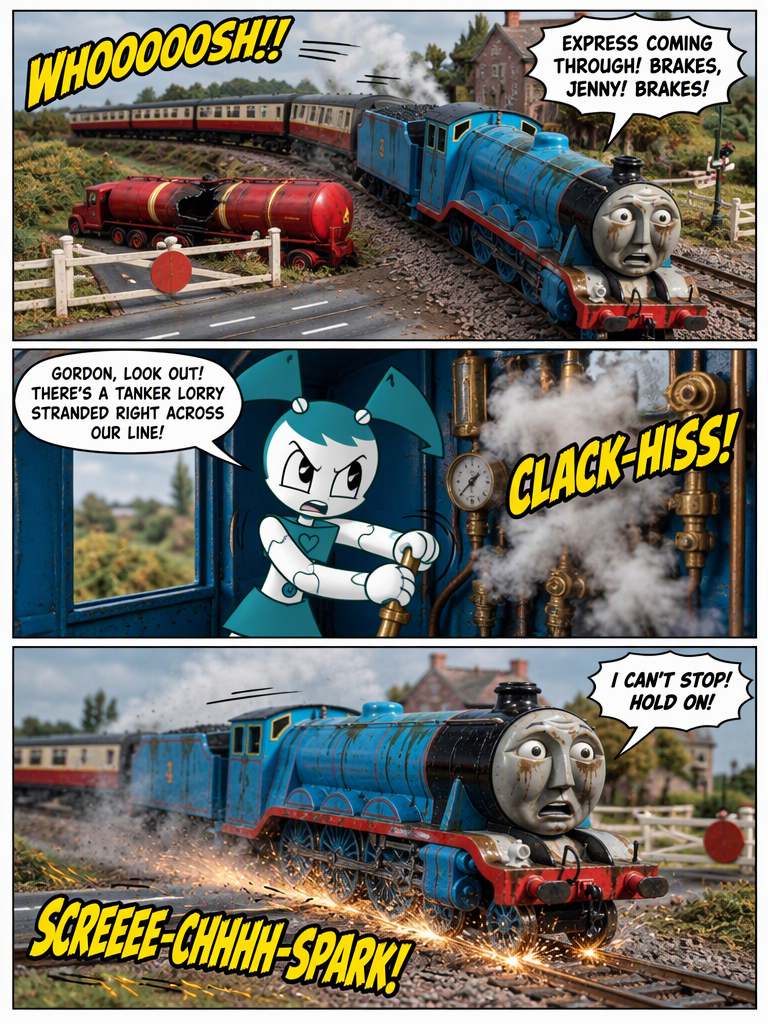 Gordon and the Tanker Lorry (page 2 of 4)
