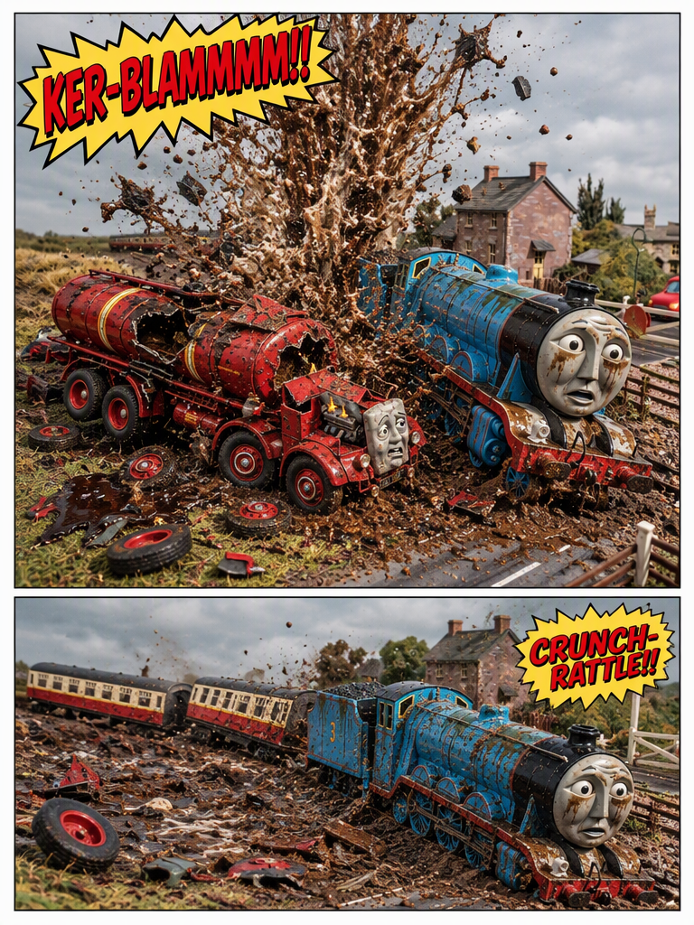 Gordon and the Tanker Lorry (page 3 of 4)