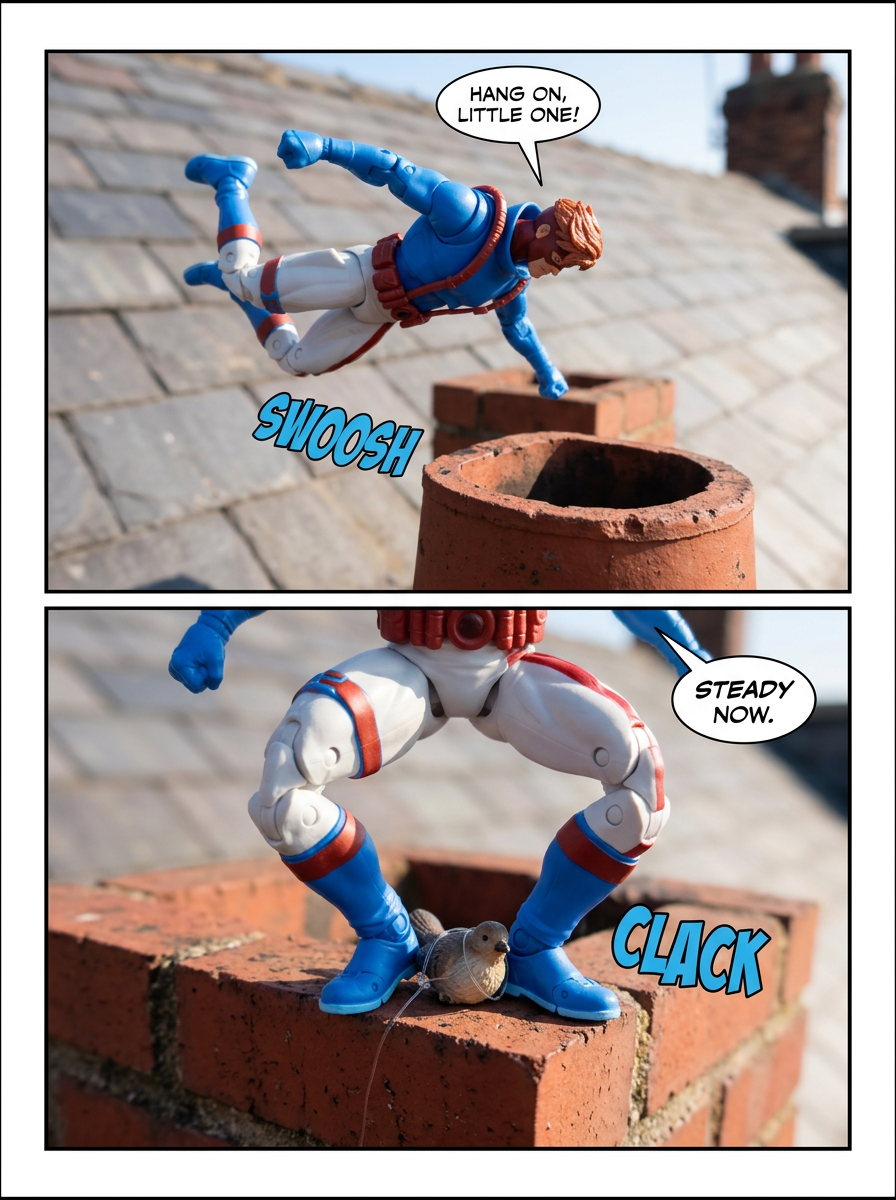 Spartan/ WildC.A.T.s- Rescue on the Rooftop Chimney  v1.6 (page 2 of 4)