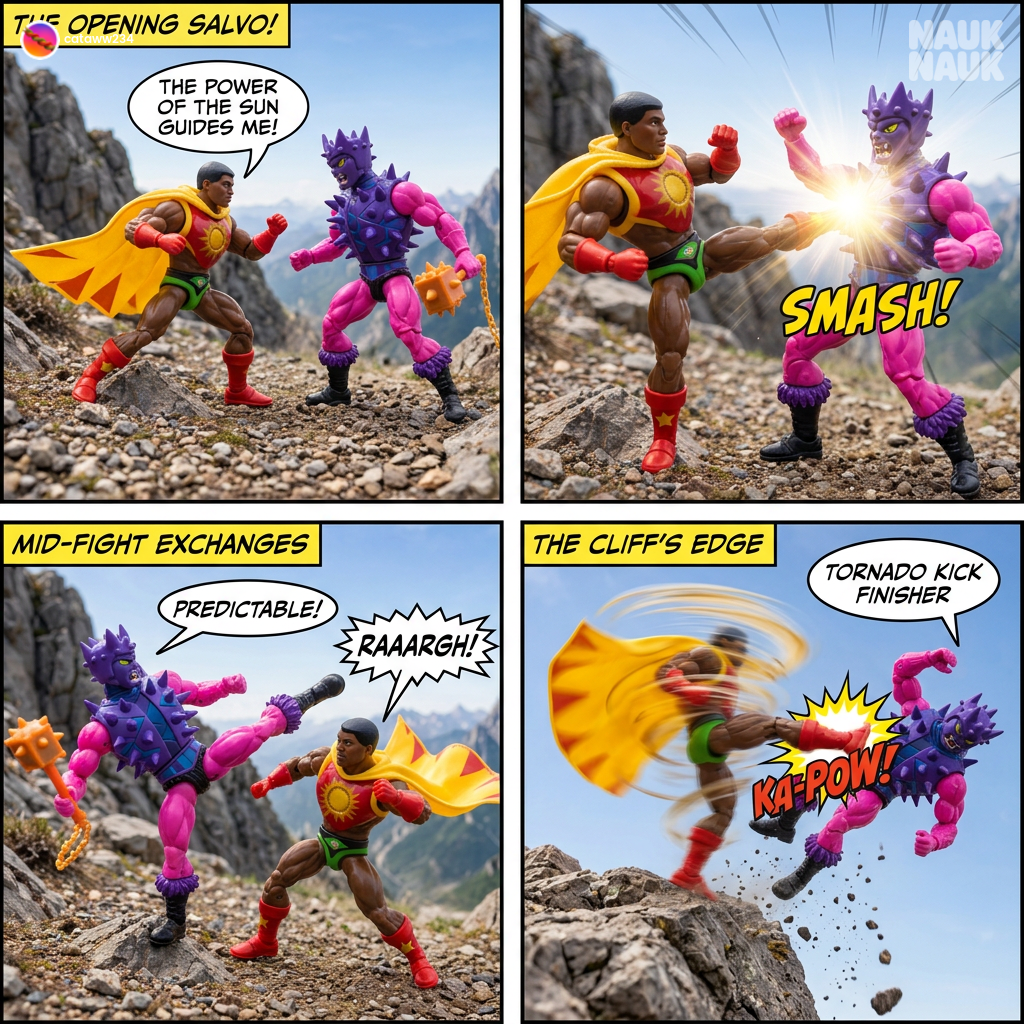 Sun Man Hero vs SpikorPurple Monster MMA Kick Reel