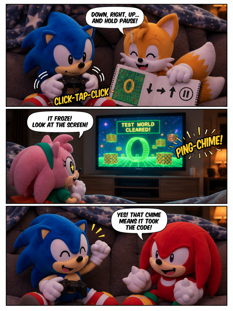 Secret Sound Test of the Debug Level (page 2 of 4)