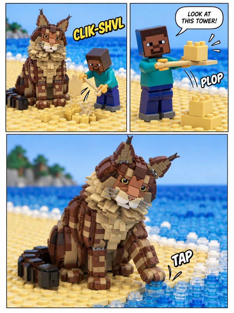 A Day at the Blocky Shore (page 2 of 4)