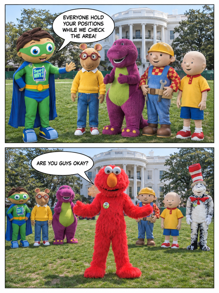 Roll Call on the South Lawn (page 2 of 4)