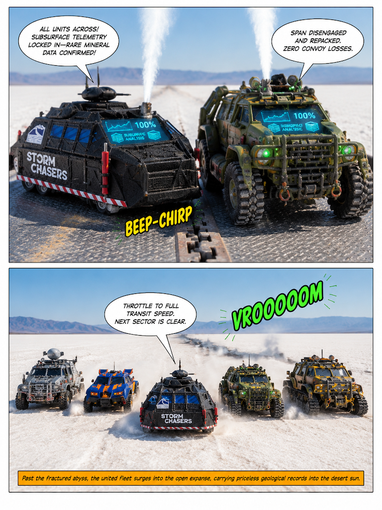 Chasm of the Salt Flats & team reunion (page 4 of 8)