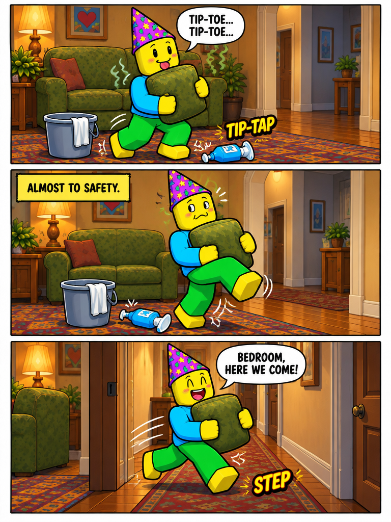 Cushion Heist Havoc (page 2 of 4)