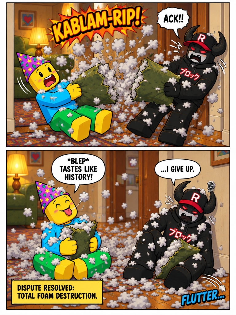 Cushion Heist Havoc (page 4 of 4)