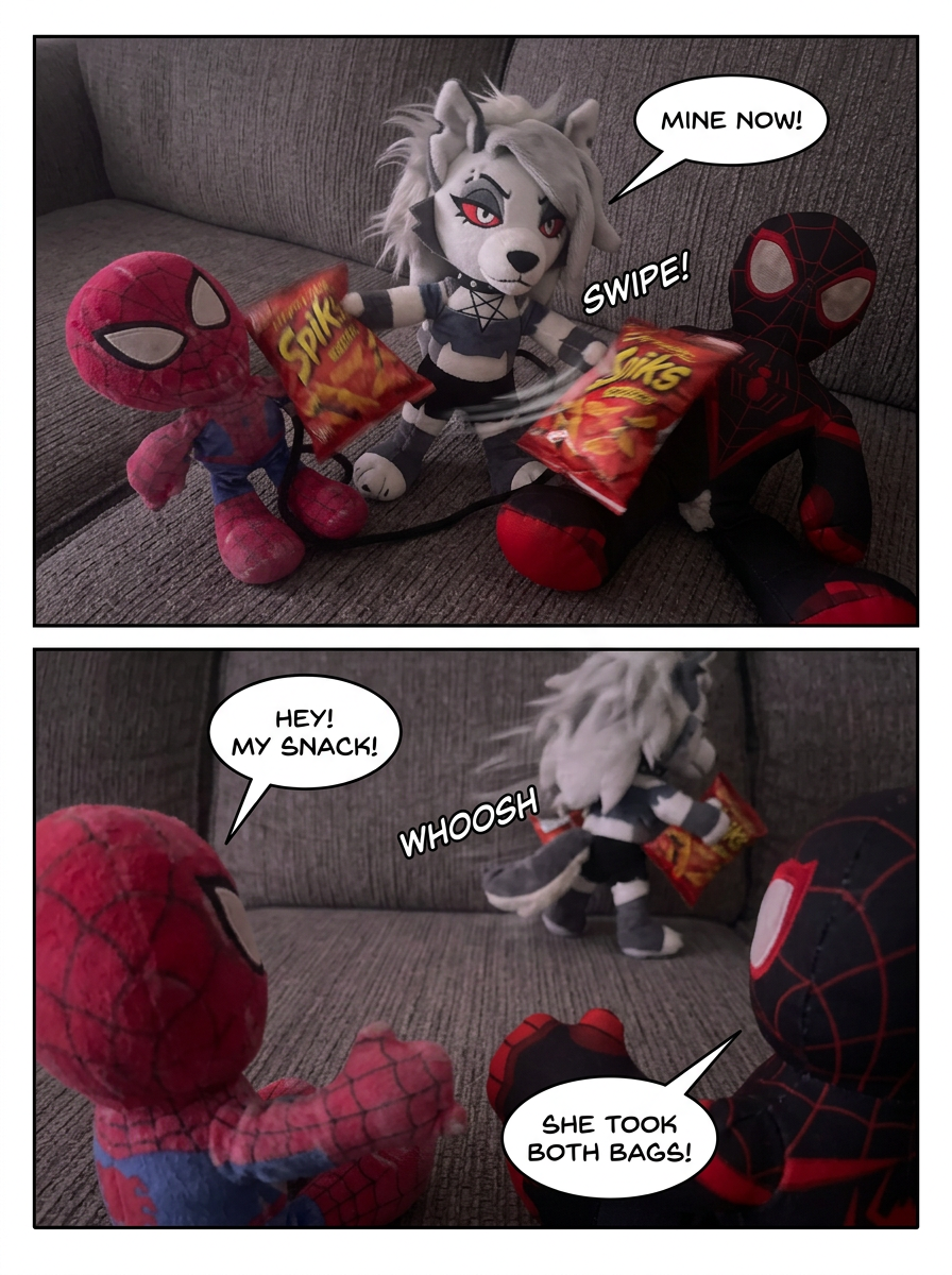 The Stolen Spicy Snack Feud (page 2 of 4)