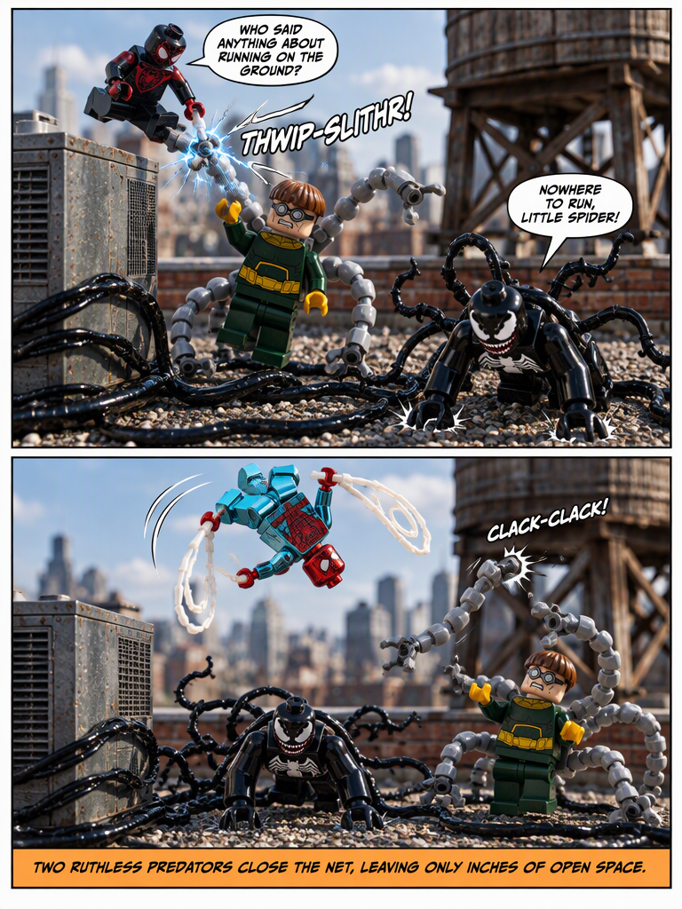Chrome and Shadow: Rooftop Clash (page 3 of 4)