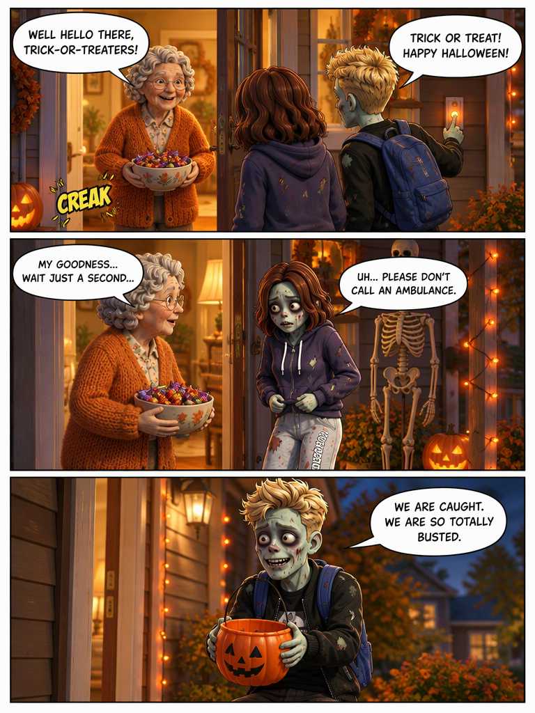 Trick or Treat, No Mask Needed (page 2 of 4)