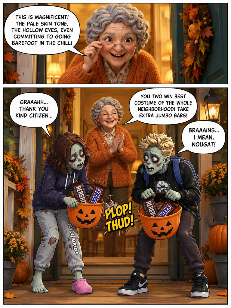 Trick or Treat, No Mask Needed (page 3 of 4)