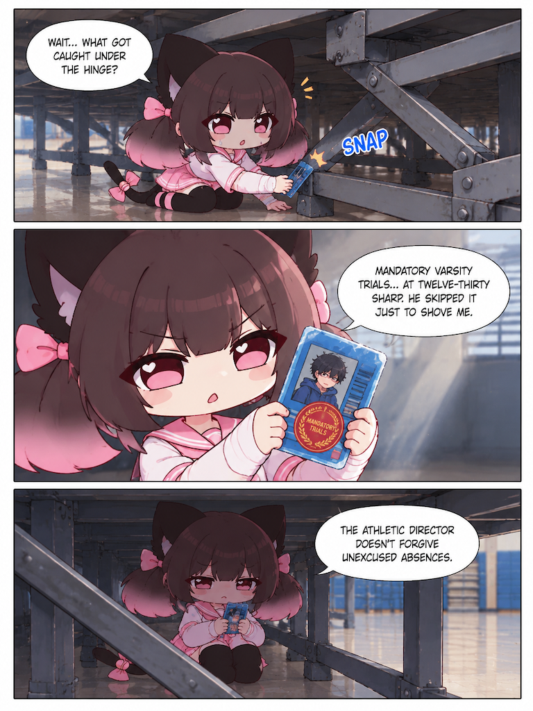 Turnabout on the Bleachers (page 2 of 8)