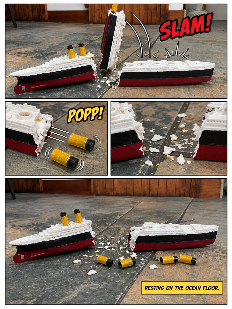 The Final Plunge of the Model Liner (page 4 of 4)