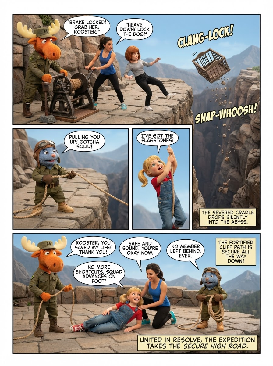 Crossing the Crumbling Shelf (page 4 of 4)