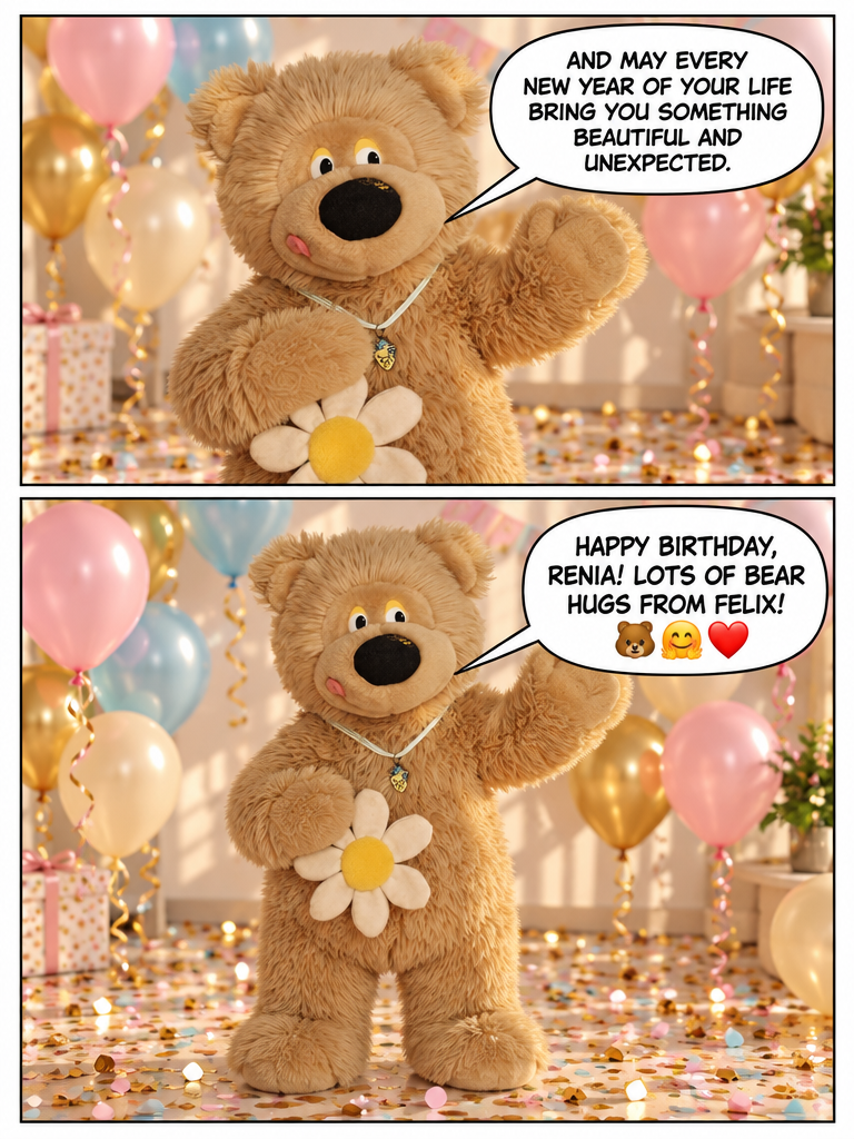 Felix's Birthday Hugs for Renia (page 4 of 4)