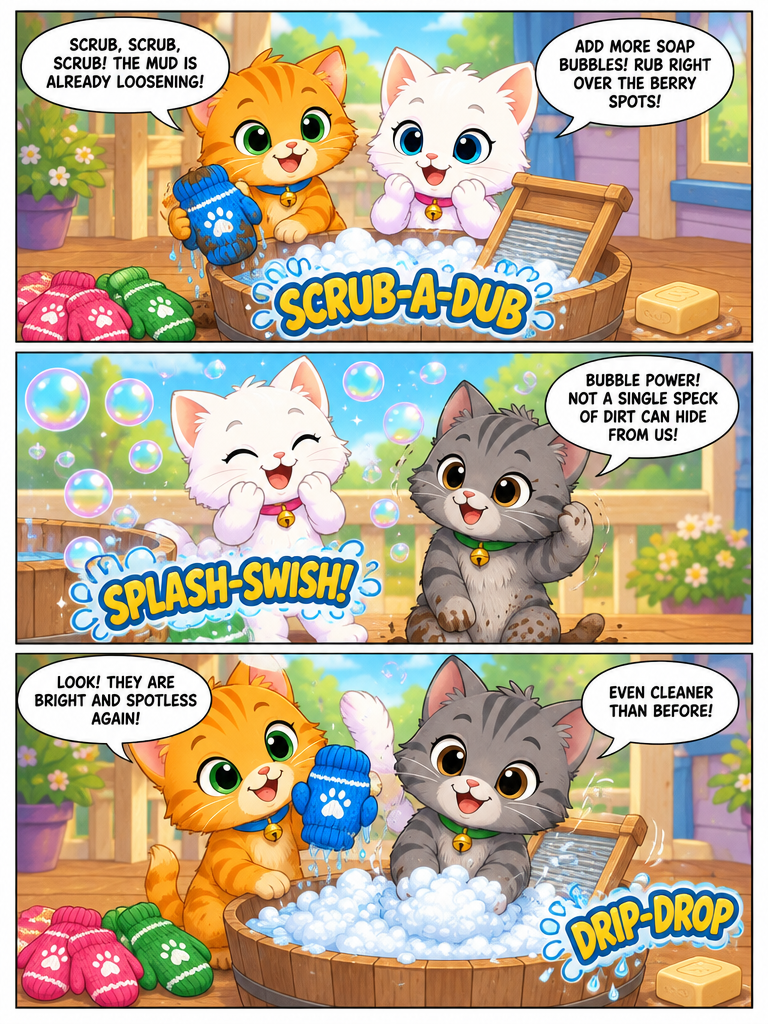 The Tale of the Three Little Kittens' Mittens (page 3 of 4)