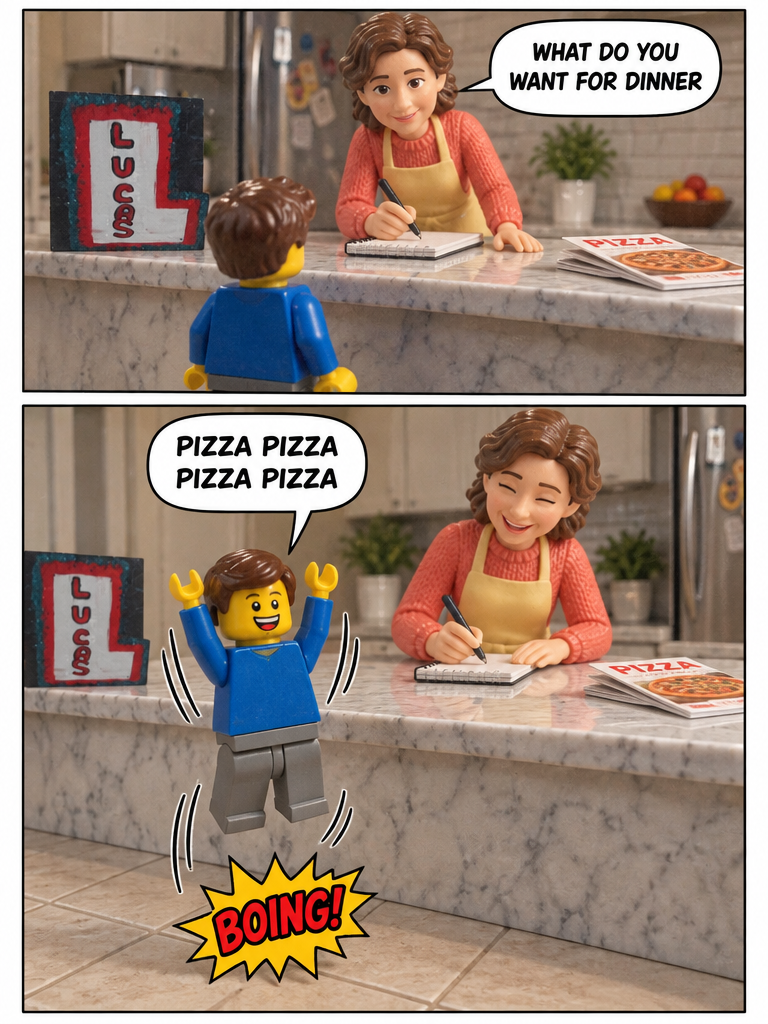 Lucas's Dinner Choice (page 4 of 4)