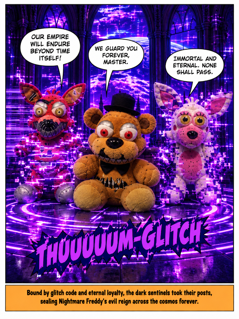 the end of Season 1 The Glitch Emperor's Decree (page 4 of 4)