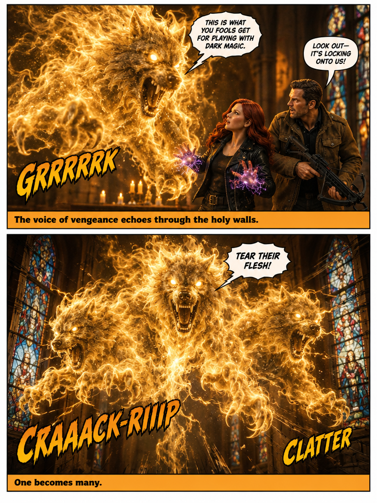 Priest vs Dark magic - The Wolf Demon's Judgment (page 2 of 4)