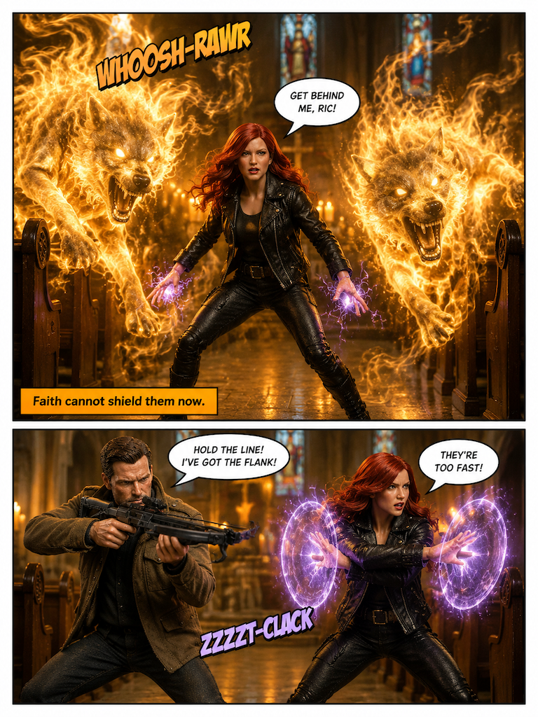 Priest vs Dark magic - The Wolf Demon's Judgment (page 3 of 4)