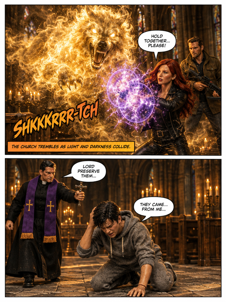 Priest vs Dark magic - The Wolf Demon's Judgment (page 4 of 4)