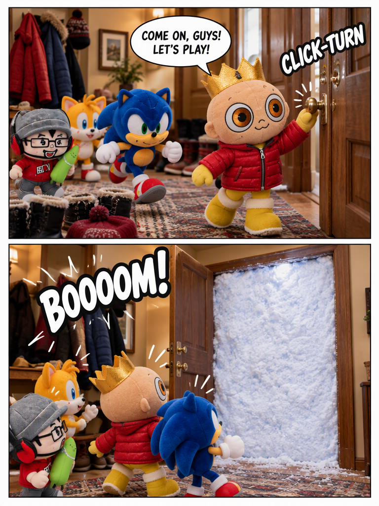 Baby and Friends: The Blizzard! Part 3 — Christmas Morning! (page 3 of 4)