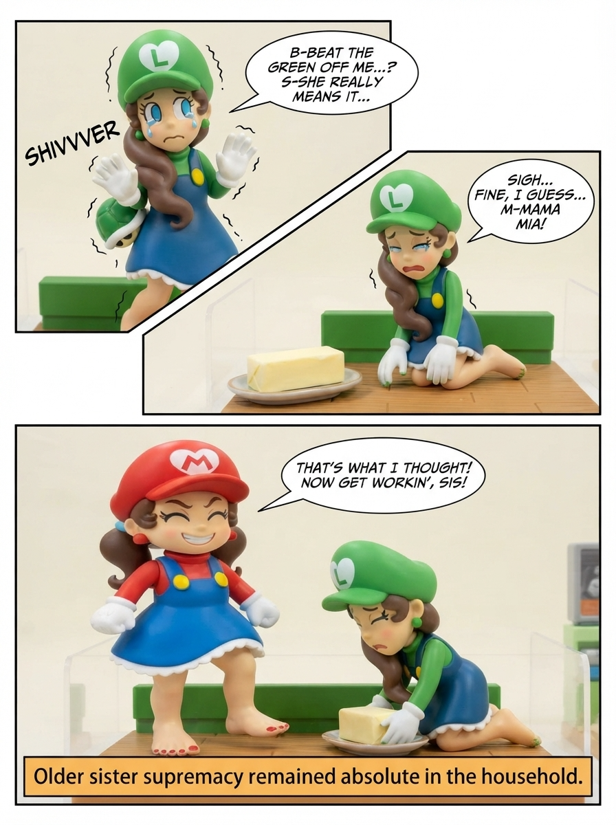 Kitchen Antics and the Butter Dare Slave Luisa (page 4 of 4)