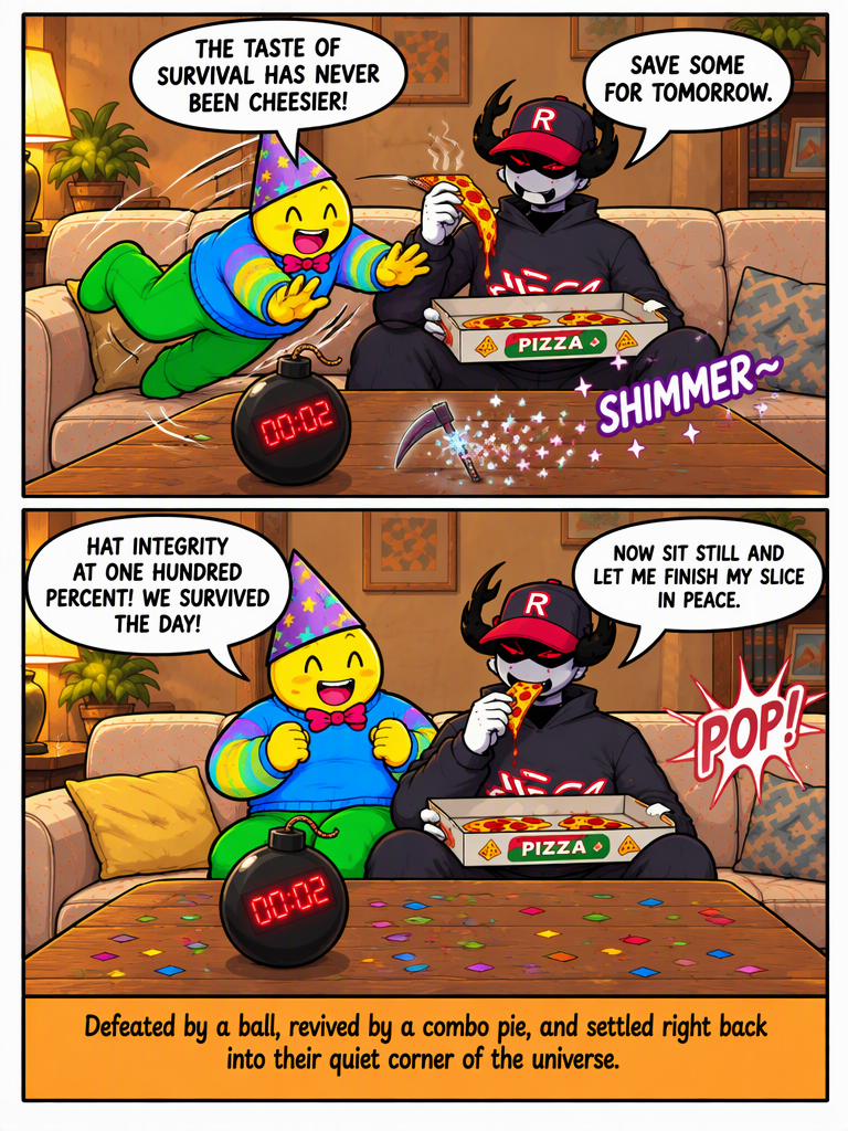 False Alarm and the Bouncing Threat (page 12 of 12)