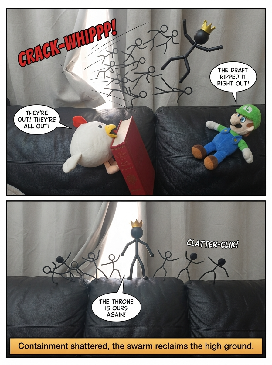 Escape from the Drapes (page 3 of 4)