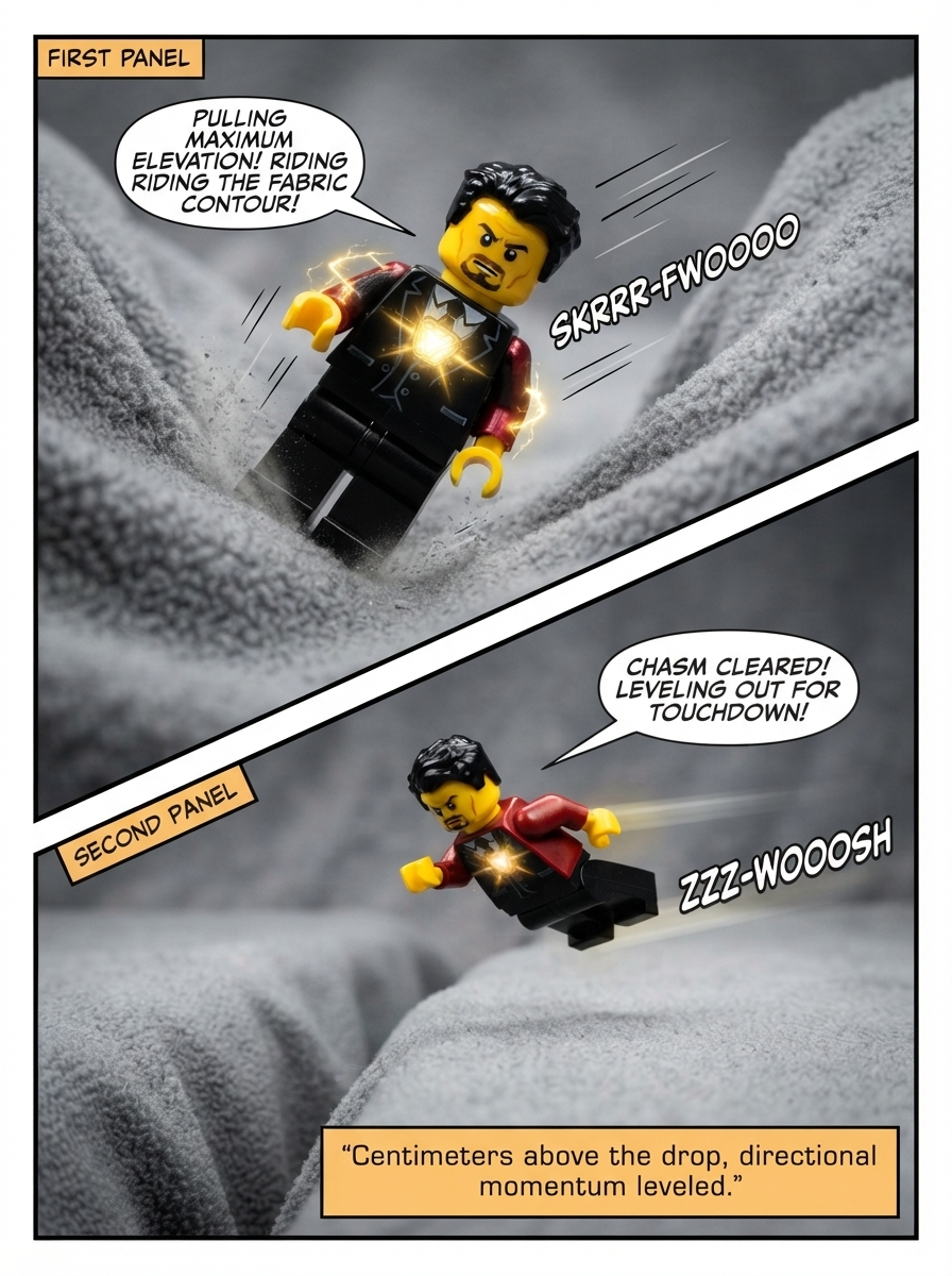 Maiden Flight Over the Fleece Folds (page 3 of 4)