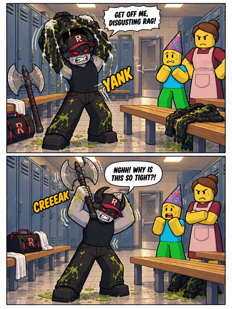 Locker Room Emergency (page 3 of 4)