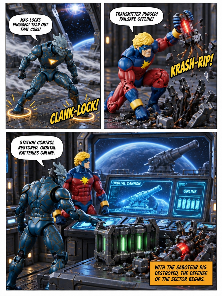 Captain Marvel -  Override Severed - Comic Story ; part 8 (page 4 of 4)