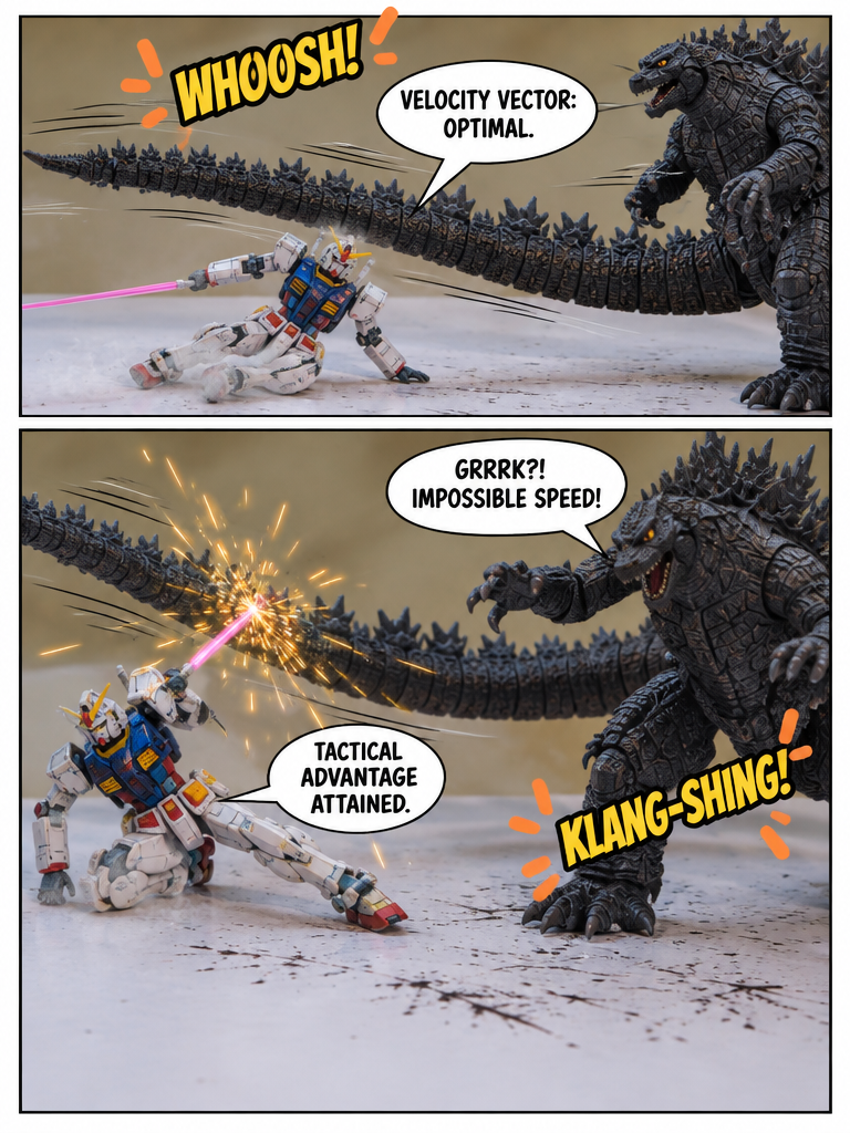 Gundam versus Godzilla (page 2 of 4)